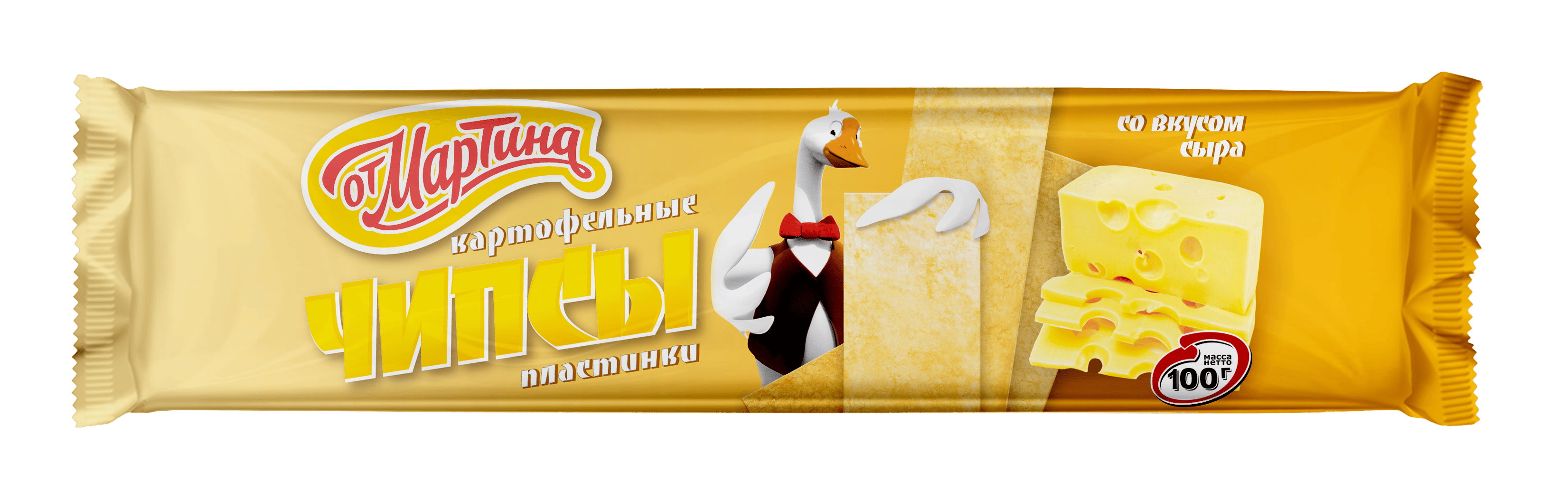 чипсы «от мартина» сыр 100г