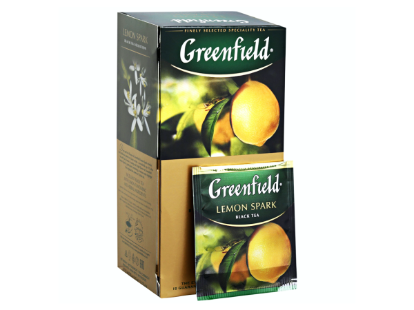 чай greenfield/лимон 25 пак	