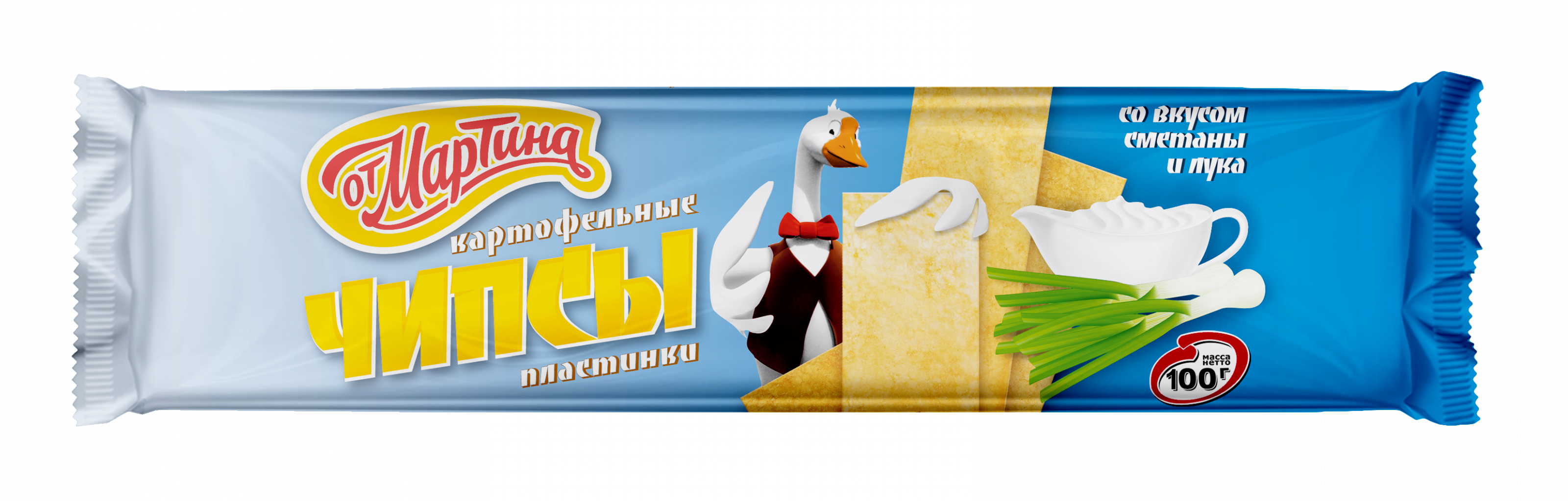 чипсы «от мартина» сметана и лук 100г