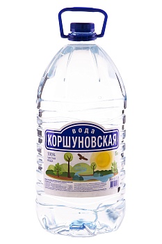 вода питьевая артезианская "коршуновская" 5 л																														