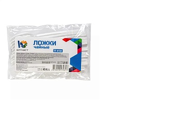 ложка чайная белая 12 штук в упаковке