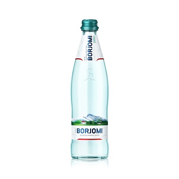 минеральная вода "боржоми" газированная 0,5 л, стекло